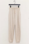 BASERANGE Loose-fitting sports casual pants Made in Portugal BAS-FSP-CH-WI22-MIHUI Beige-grey Cotton and linen FSP